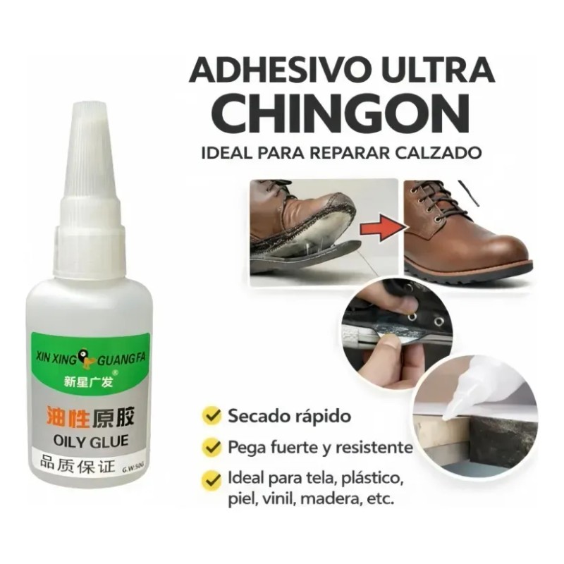 3 Piezas Pegamento Fuerte Oleoso Para Zapatos Multiusos 60g