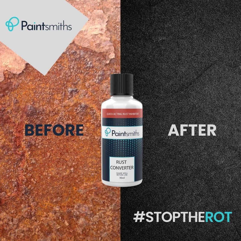 Paintsmiths Rust Converter – Rust Inhibitor & Treatment – 30ml