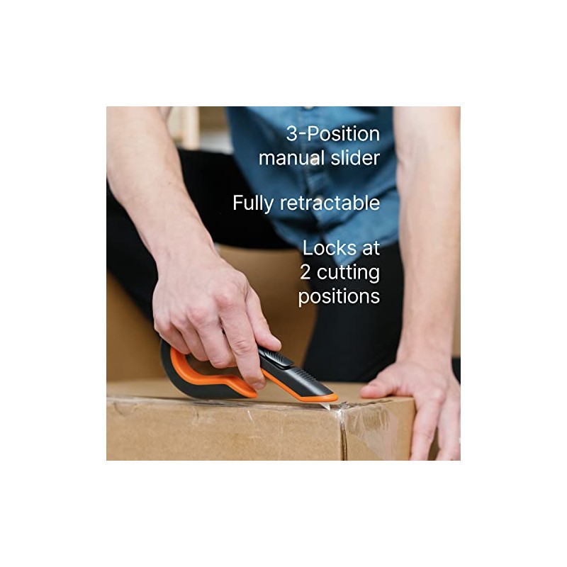 Slice - 10400 Box Cutter, 3 Position Manual Button with
