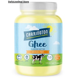 Carrington Farms Ghee 54 oz. | Pure, High-Quality Clarified Butter