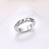 Yearace Spinner Rings for Anxiety 925 Sterling Silver Cute Music