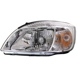 CarLights360: For 2006 07 08 2009 Kia Rio Headlight Assembly Driver Side w/Bulbs DOT Certified For KI2500100