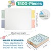 Playboda 1500 Pieces Rotating Plastic Puzzle Board with Drawers and