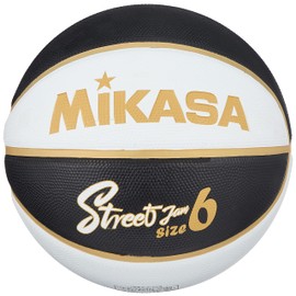 MIKASA BB602D-BKWGL-EC Basketball No. 6 Rubber Black/White/Gold, Recommended Inner Pressure: 0.490 - 0.630 (kgf/cm))