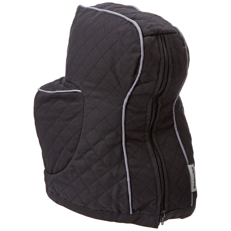 KitchenAid KSMCT1OB KSMCTIOB Fitted Stand Mixer Cover - Onyx Black