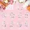 Simpeak Cookie Cutters, 9 Pieces Cookie Cutters with 4 Drawing