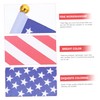 Sosoport Usa Flags 100pcs Handheld Flags Rainproof Fade-resistant Ideal for