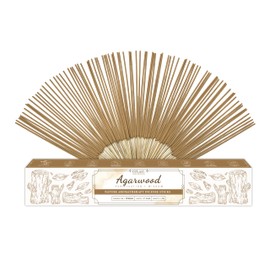 Organic-Natural-Non-Toxic-Agarwood-Incense-Sticks (86 Agarbatti Sticks) | 50 Minutes Long Lasting Burn for Positive Vibes, Relaxation, Aromatherapy, Air Purification, Meditation, Protection