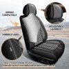 Unbranded For GMC Canyon 2015-2023 Car 2-Seat Covers Waterproof Leather