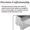 2 Pack Handrail Cap, Stainless Steel Horseshoe Shaped Handrail End