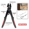 Sanuke Wire Rope Crimp Kit with 100ft 1/16 304 Stainless