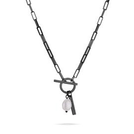 Liebeskind Berlin Necklace, Stainless Steel, Pearl