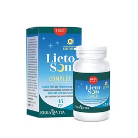 ERBA VITA Lietoson Complex Compresse a base di melatonina ed estratti vegetali, per favorire l’addormentamento e il mantenimento del sonno