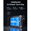 llano 4-in-1 NP-FZ100 Battery Charger & 10400mAh Power Bank–20W USB-C