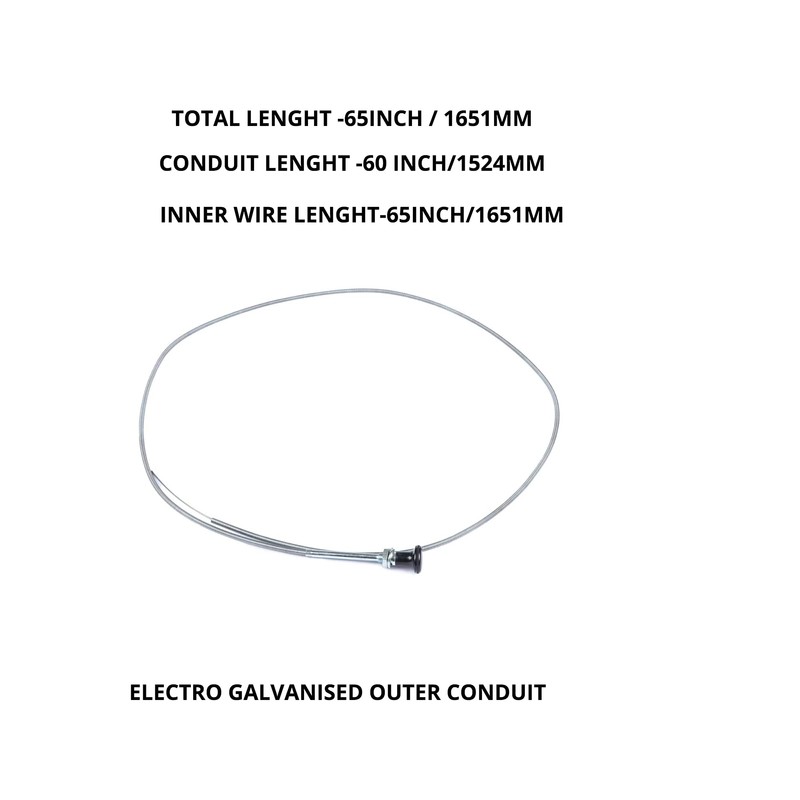 237 Rotary Universal Choke Cable – 63" Inner, 60" Conduit,