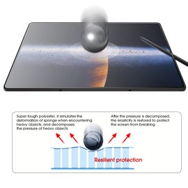 Foebxxs [2-Pack] Paper Screen Protector for HONOR Pad 9, Matte PET Film for Drawing and Writing [Anti-Glare][Write as Paper][Easy Installation]