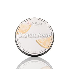 By Caitlyn Collection Antibacterial Brush & Sponge Cleansing Soap - Available in 6 Scents. (Orange)