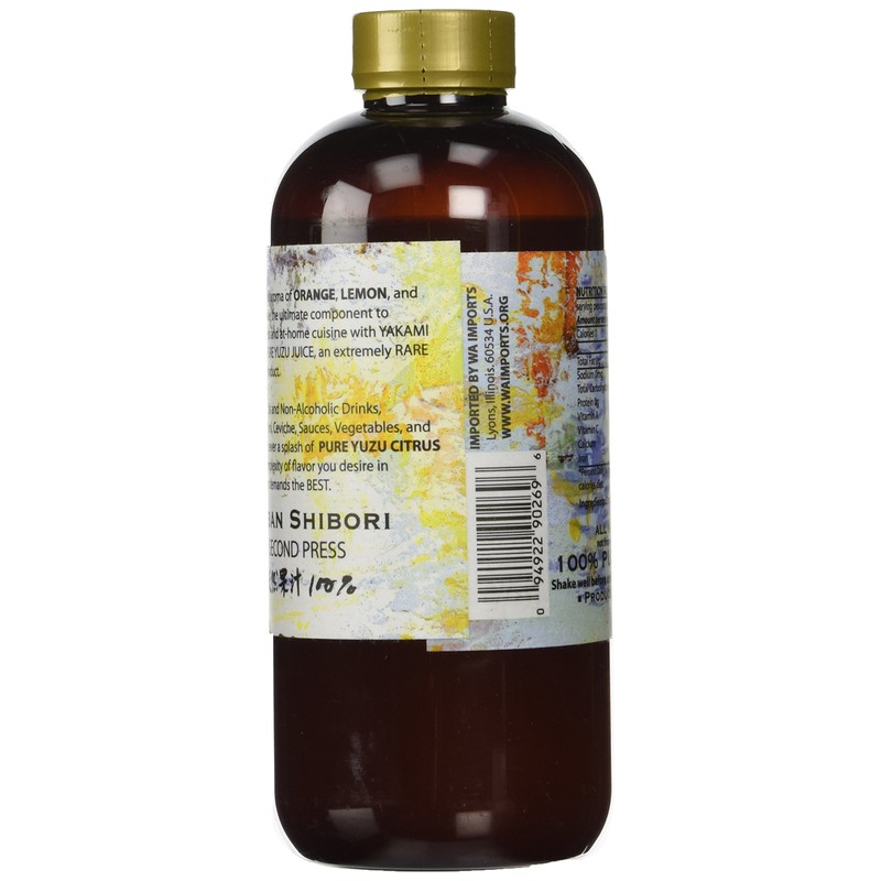 Yakami Orchard 100 % Pure Japanese Yuzu Juice 12 oz.