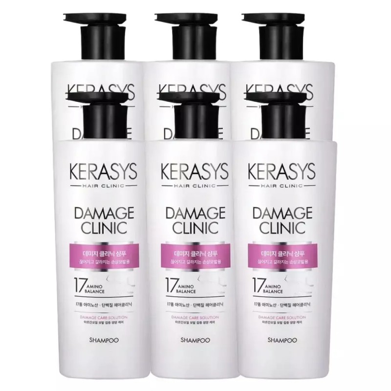 Kerashis 케라시스 데미지 클리닉 샴푸 600ml X 6개 Kerasis Damage