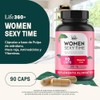 Life 360 Women Sexy Time Cápsulas Maca Roja Tirosina Vitaminas
