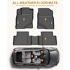 Floor Mats for 2013-2018 Dodge Ram 1500/2500/3500 Crew Cab, 2019-2024