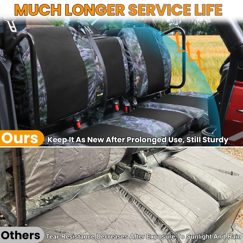 MDPROMCP Ranger XP 1000 Seat Covers, Split Back UTV Seat