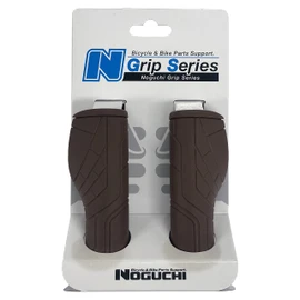 NOGUCHI NGS-005 Grip, Long 5.0 x 5.0 inches (128 mm) x Long 5.0 inches (128 mm), Left and Right Set, Dark Brown