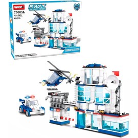 WOMA C0606A The Escape and Recapture Building Block Set of 535 pcs Age 6+ Kids Educational Construction Set