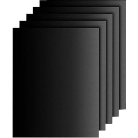 Pack of 5 BBQ Grill Mats, 40 x 32 cm Non-Stick Grill Mats, PFOA-Free Baking Mat, Reusable, Heat Resistant Grill Mats for Gas Grill, Electric Grill and Charcoal Grill