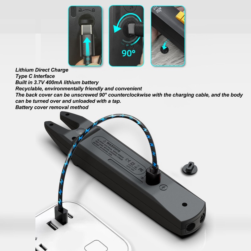 Clamp Multimeter Smart U Shape 3 in 1 High Accuracy