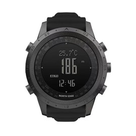 CakCity Military Tactical Watch for Men - Outdoor Sports Watch with Compass, Barometer, Altimeter, and Step Counter - Hiking Digital Wrist Watch