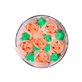 Pastry Tek Stainless Steel #50 Russian Piping Tip - 1 1/2" x 1 1/2" x 1 3/4" - 1 Count Box - Restaurantware