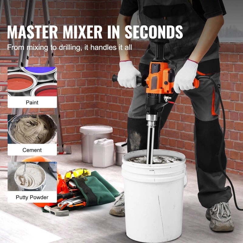 2000W Rugged Concrete Core Drill Machine Handheld Diamond Core Rig