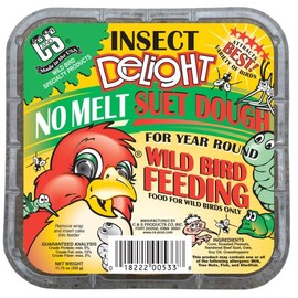 C&S C&S Insect Delight No Melt Suet Dough, 11.75 Ounce, 8 Pack