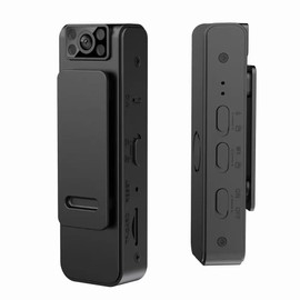 VBESTLIFE Body Camera, 1080P WiFi Video Recorder, Portable Portable Night Vision Video Camera, Small Clip-On Wide Angle Pocket Video Camera for Meetings, Lectures