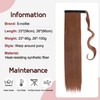 S-noilite Wrap Around Straight Ponytail Extensions 23 Inch Long Straight