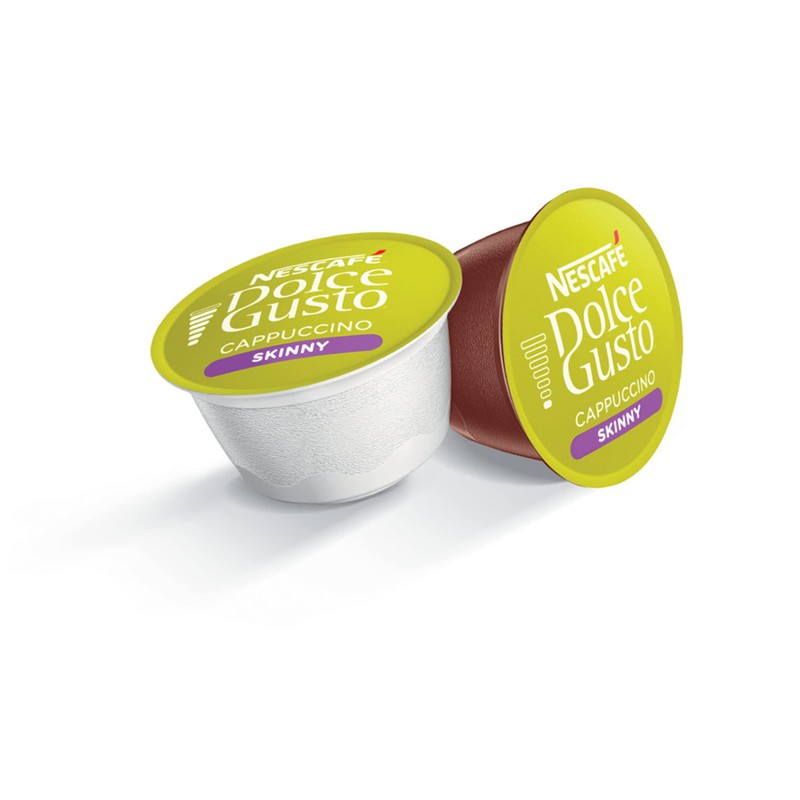 Nescafe Dolce Gusto Pods, Skinny Cappuccino, 16 capsules, Pack of