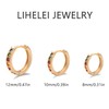 LIHELEI Silver Hoop Earrings for Women, S925 Sterling Silver Hoop
