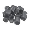 sourcing map 50pcs Rubber End Caps 25mm(1") ID Vinyl PVC