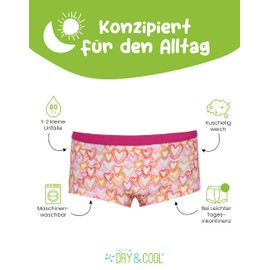 Hearts Incontinence Pants 110/116 cm - pink