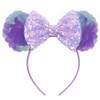 CLGIFT Minnie Ears Collection - Ariel, Sparkle Rainbow, Classic Red