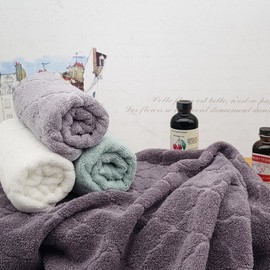 Thick and calm WP Premium Hotel Towel Cotton Yarn 40 count 180g top quality cotton yarn 180g violet 2ea