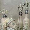 Royal Crown and Gem Silicone Mold Set, Baroque Style Clay