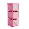 Nickelodeon JoJo Siwa 3-Tier Fabric Storage Organizer with Unicorn Design
