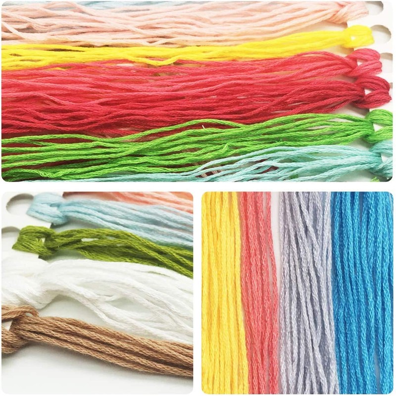 Maydear Cross Stitch Kits Stamped Full Range of Embroidery Starter