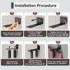Anobeyi Heavy Duty Slide Gate Roller Guide with L Rear