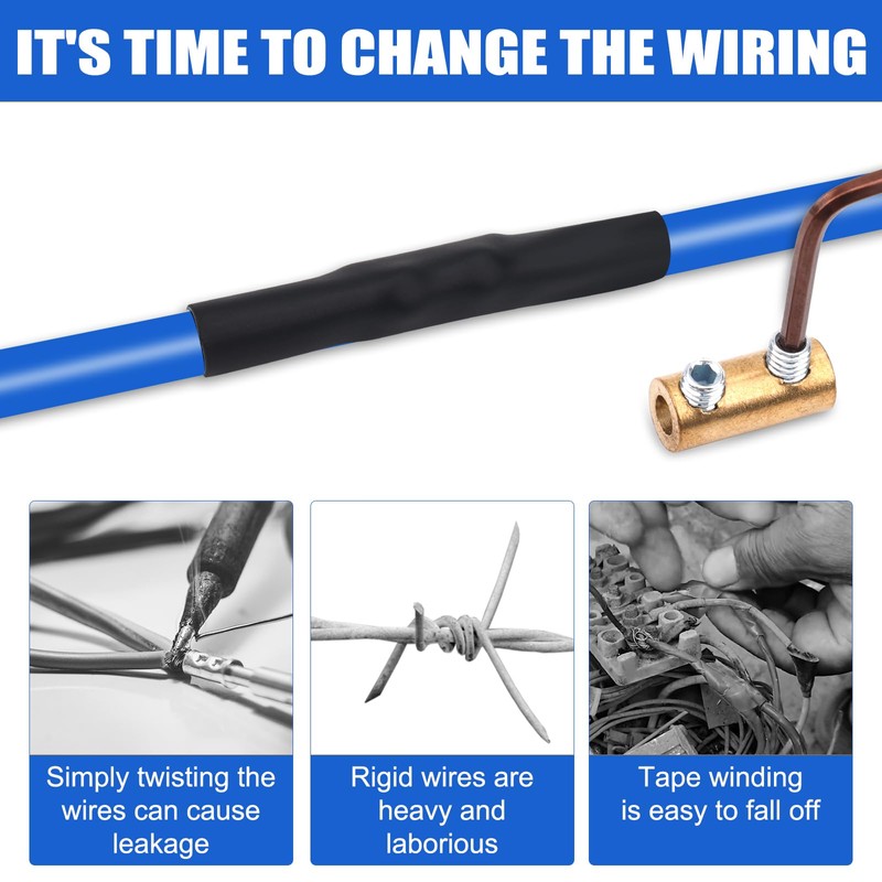 10pcs 10 AWG Gauge Wire Connector Nut Kit, Brass Splicing