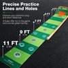Wekin Indoor Putting Green with Auto Ball Return,11 Foot Golf
