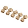 5PCS G1/2in Female Thread Brass Deck Jet Nozzles Durable Waterscape