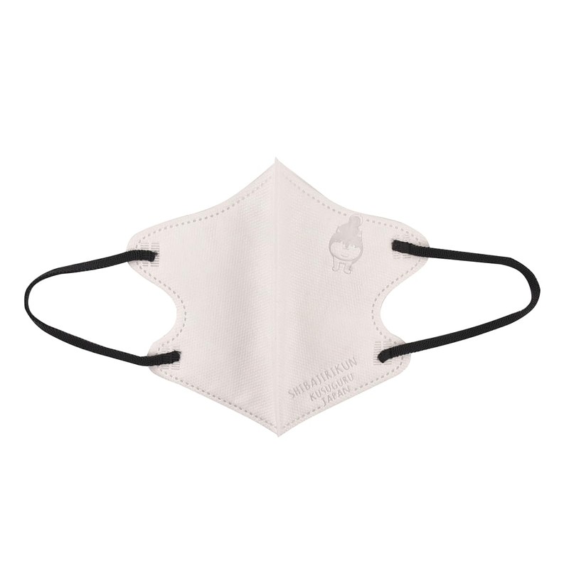 Kusuguru Japan Non-Woven 3D Mask, Shibajiri-kun Pattern, Set of 30